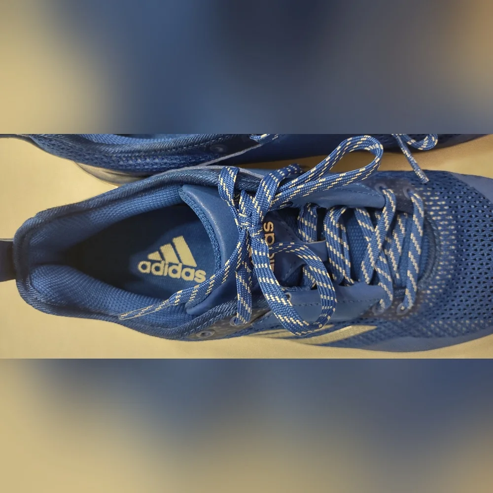 NWOT Adidas Men's Blue Speed Trainer Shoes